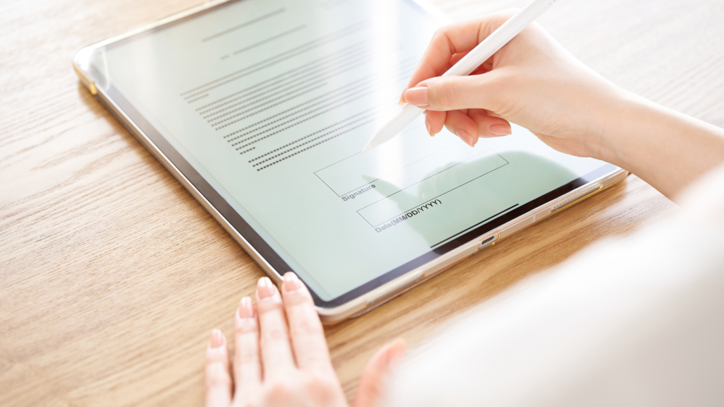 AI-generated contract ready for e-signature.